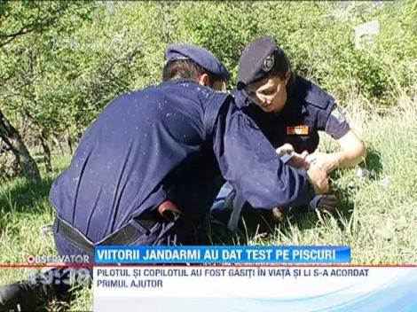 Viitorii jandarmi, demonstratie in forta