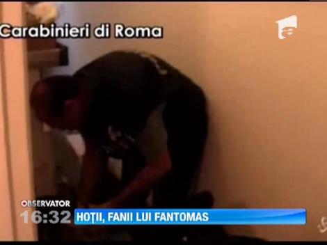 10 hoti romani jefuiau casele italienilor costumati in Fantomas