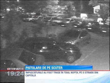 UPDATE / Surprinsi de camerele de supraveghere in timp ce trageau cu o arma intr-o masina