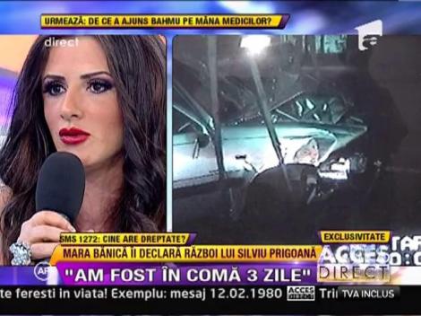 Mara Banica: "Prigoana mi-a platit o saptamana de spitalizare"