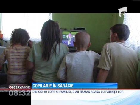 Copilarie in saracie