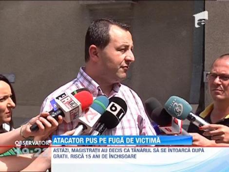 Atacator pus pe fuga de victima
