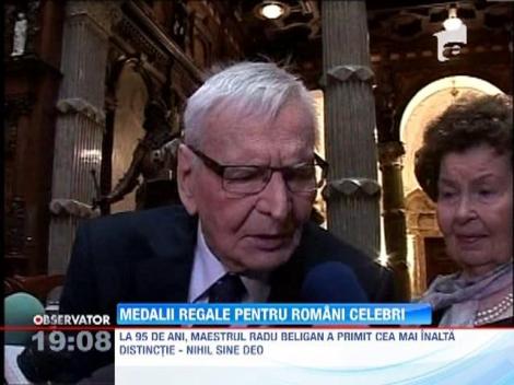 Margareta Paslaru, Marina Voica, Gheorghe Hagi si Radu Beligan, decorati de Casa Regala