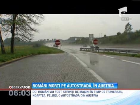 Doi romani si-au pierdut viata in Austria, dupa ce au incercat sa traverseze pe jos o autostrada