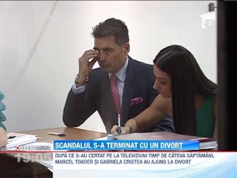 Gabi Cristea si Marcel Toader s-au separat oficial, dupa o casnicie de 5 ani