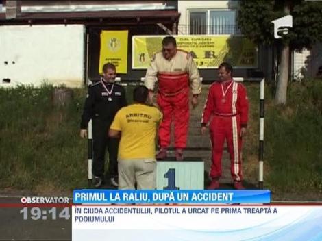 A castigat cursa dupa un accident