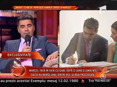 Marcel Toader si Gabi Cristea au semnat actele de divort!