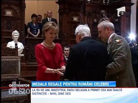 Romanii celebri, decorati de Principesa Margareta