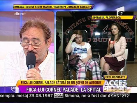 Andrada, fiica lui Cornel Palade: "Soferul mi-a dat doua palme"