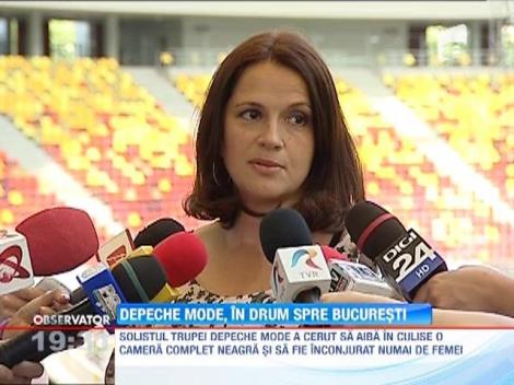 Ultimele pregatiri pe Arena Nationala!  Show-ul Depeche Mode - o productie impresionanta!