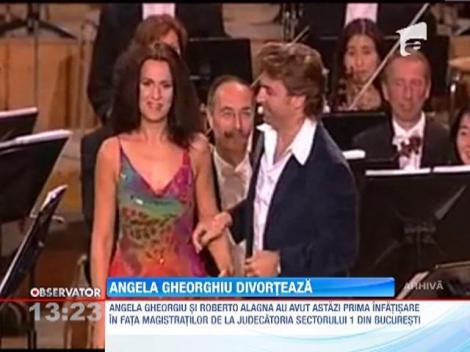 Soprana Angela Gheorghiu divorteaza de tenorul Roberto Alagna