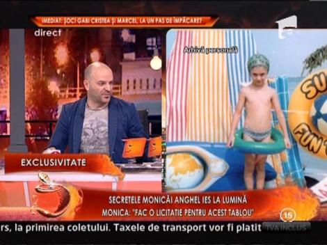 Monica Anghel scoate la licitatie un tablou in scop caritabil: "Banii o sa-i donam unei case de copii"