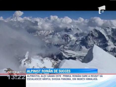 Alpinistul Alex Gaman este primul roman care a reusut sa escaladeze varful Shisha Pangma, din multii Hamalaya