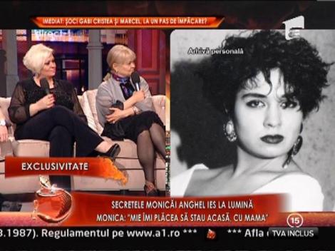 Monica Anghel: "Mama m-a batut cu biciul in copilarie!"
