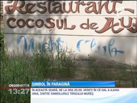 Simbol al Targului Mures zace in ruine