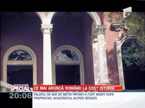 Istorie aruncata la cosul de gunoi! Palatul Burger din Targu Mures a ajuns in ruina