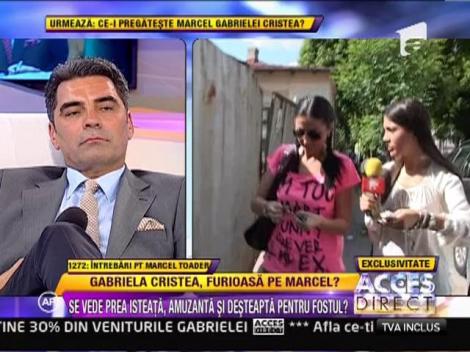 Uite ce pantaloni scurti si-a "tras" Gabi Cristea ca sa-l faca gelos pe Marcel Toader!