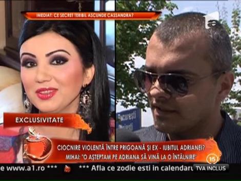 Mihai, fostul iubit al Adrianei: "Silviu Prigoana a incercat sa ma atace"