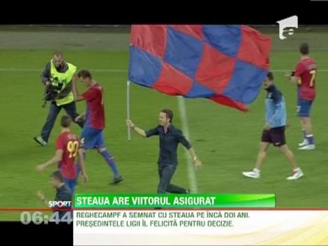 Reghecampf a semnat pentru inca doua sezoane cu Steaua
