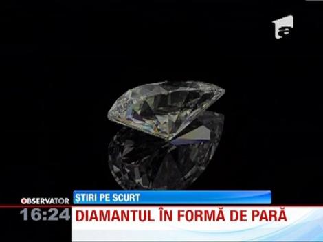 Un diamant incolor pur de 101 carate va fi scos la licitatie, astazi, la Geneva