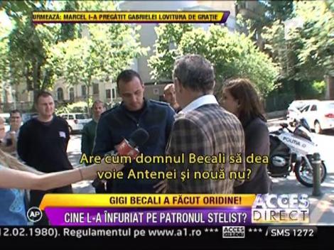 VIDEO: Gigi Becali, in razboi cu jurnalistii si politistii!