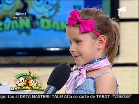 Sonia Catinean, vedeta la 5 ani