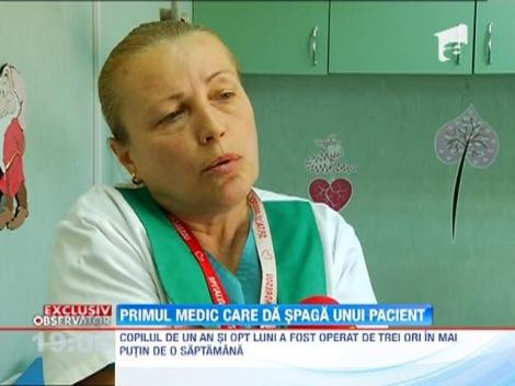 UPDATE/ Un medic a dat 2.000 de lei SPAGA parintilor unui copil operat