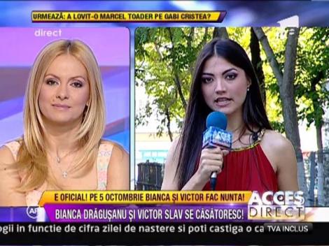 Bianca Dragusanu a stabilit data nuntii cu Victor Slav!