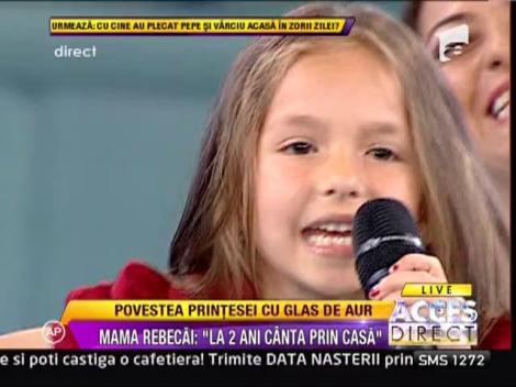 Sara canta live la "Acces Direct"