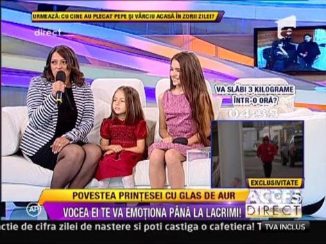 O mai tineti minte? Rebeca, fetita cu vocea de aur, a cantat LIVE la Acces Direct!