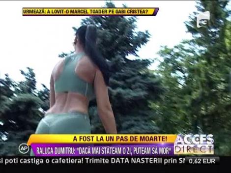 Modelul Raluca Dumitru, la un pas de moarte din cauza unei infectii