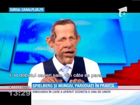 Spielberg si Mungiu, parodiati in Franta