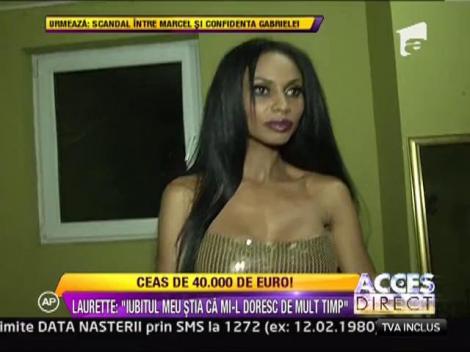 Laurette a primit cadou de la iubitul ei un ceas in valoare de 40 de mii de euro!