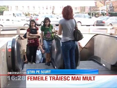 Femeile traiesc mai mult decat barbatii
