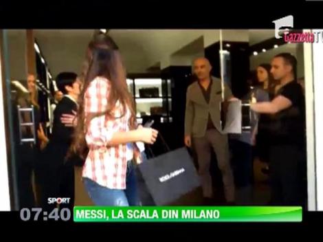 Leo Messi a facut furori la Milano