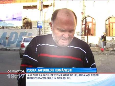 La o zi dupa jaful din Neamt, la Posta, transportul banilor se face tot neasigurat