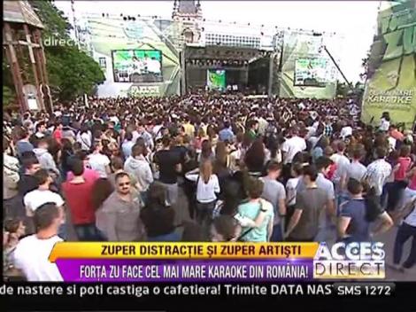 Forta Zu face cel mai mare karaoke din Romania!