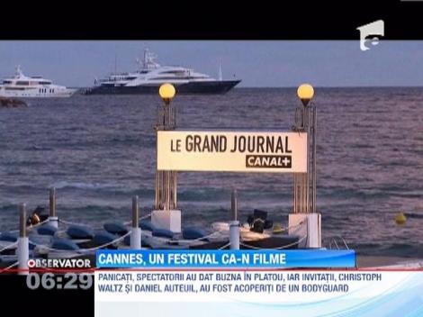 Incident la Cannes: Gloante oarbe, trase langa platoul "Grand Journal"!