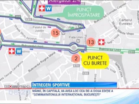 Cea de-a doua editie a "Semimaratonului International Bucuresti" va avea loc maine
