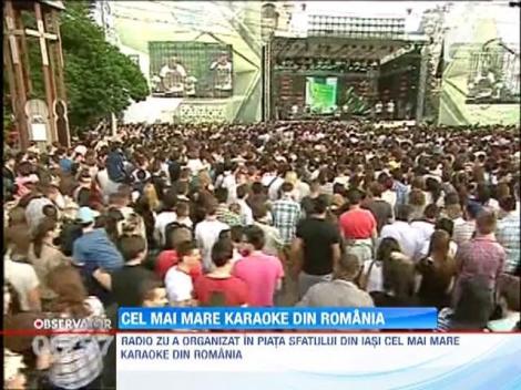 Cel mai mare karaoke din Romania! Forza Zu a adunat aproape o suta de mii de oameni, la Iasi