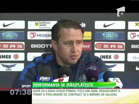 Laurentiu Reghecampf poate castiga un milion de euro daca duce Steaua in grupele Ligii Campionilor