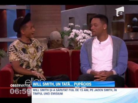 Will Smith si-a sarutat fiul intr-o conferinta de presa
