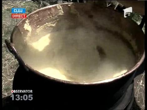 Sarbatoarea ciobanitului in judetul Cluj! Zeci de ovine expuse in parcul central din comuna Mociu