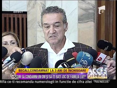 Gigi Becali, primele declaratii dupa aflarea sentintei: "Voi face orice sa fiu liber pentru familia mea"