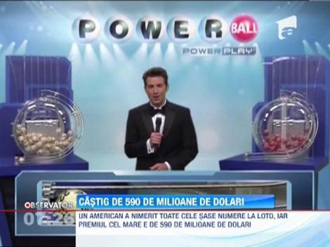 Un america a castigat 600 de milioane de dolari la loteria din SUA