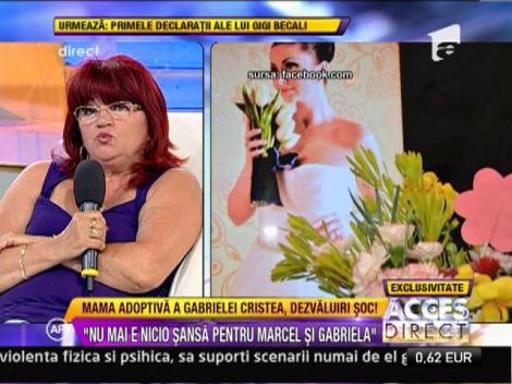 Paula Craciunescu, mama "adoptiva" a Gabrielei Cristea: "Si-a dorit foarte mult sa devina mama. Marcel nu vroia un copil cu ea"
