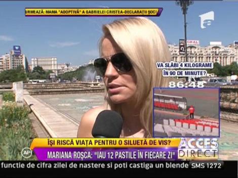 Mariana Rosca: "Iau 12 pe zi ca sa slabesc"