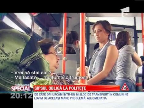 Politetea romanilor in transportul in comun