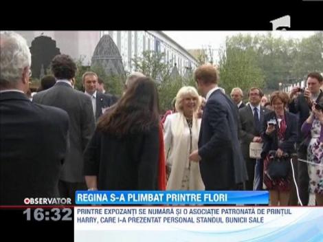 Regina Elisabeta a 2-a a vizitat expozitia florala din Chelsea