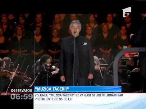 Autobiografia lui Andrea Bocelli, "Muzica tacerii", va fi lansata la Bucuresti